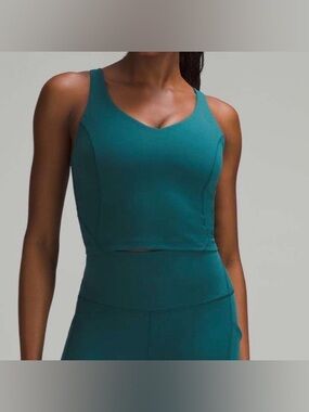 NWOT New Lululemon Align Tank Top *Light Support, C/D Cup Storm Teal